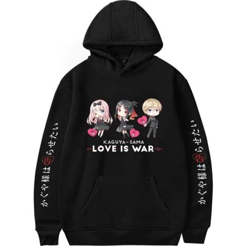 Lovely Anime Kaguya-Sama: Love Is War Hoodie Sweatshirt Men/Women Autumn Winter Sweatshirts Boys/Girls Streetwear PrintedClothes