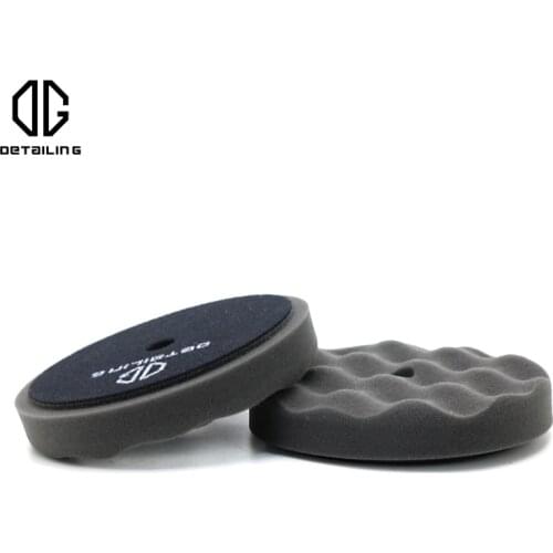 North Wolf 6 inch Convex Hook and Loop Car Care Wave Pattern Foam Polishing Pad for Car Polisher