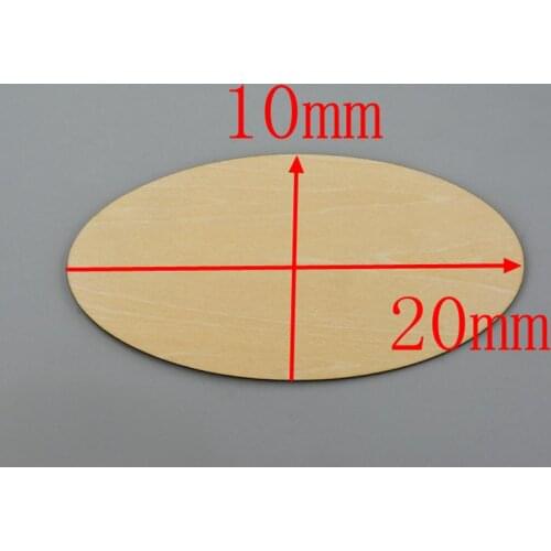 200pcs/set 20mm Blank unfinished wooden oval crafts supplies laser cut rustic wood wedding rings ornaments 171181