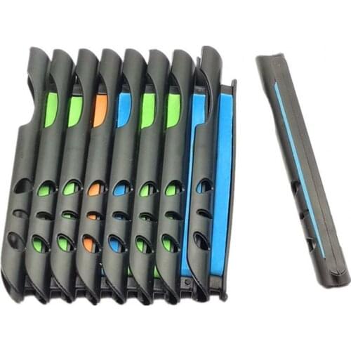 50Pcs Fishing Coiling Plate Fishing Retaining Rod Line Board Minimalistic Plastic Winding Board Fishing Rod Tackle Accessory