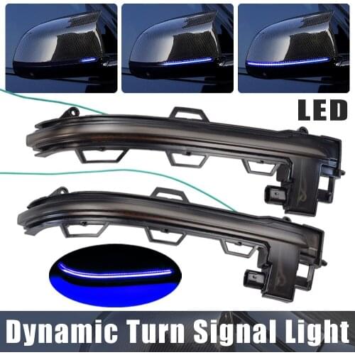 For 2018 2019 2020 BMW X3 X4 X5 X6 X7 G01 G02 G05 G06 G07 LED Dynamic Turn Signal Blinker Side Mirror Indicator Light Repeater