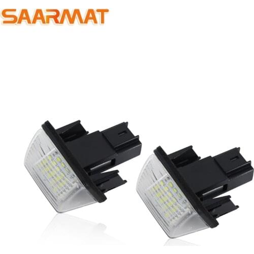 For Peugeot 206 207 407 406 306 307 308 5008 Tepee B9 Partner(B9/M49/M59) AUTO /Car Led Number License Plate lamps lights White