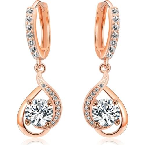 Women's Gold Earrings DOUBLE FAIR China