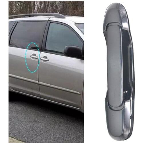 For Toyota/Sienna 1998-2003 Door Handle Reliable Anti-slip ABS Exterior Rear Door Pull Handle Easy install 69230-08020-c0 80359