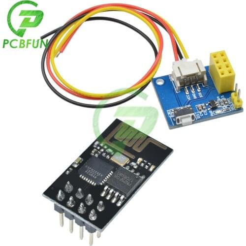 ESP8266 ESP-01 ESP-01S WS2812 RGB LED Controller Module for Arduino IDE WS2812 Light Ring Smart Electronic DIY Kit with Esp-01