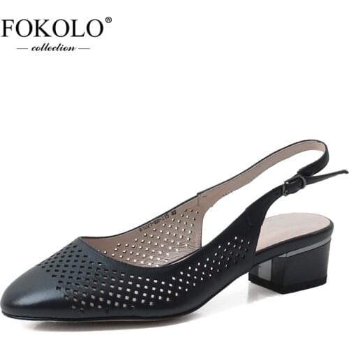 FOKOLO Shoes With Medium Heels