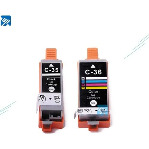 UP PGI-35 PGI35 PGI-35BK CLI-36 Inkjet Cartridges Compatible For Canon Pixma IP100B IP100 IP100 iP110 Mini 260 320
