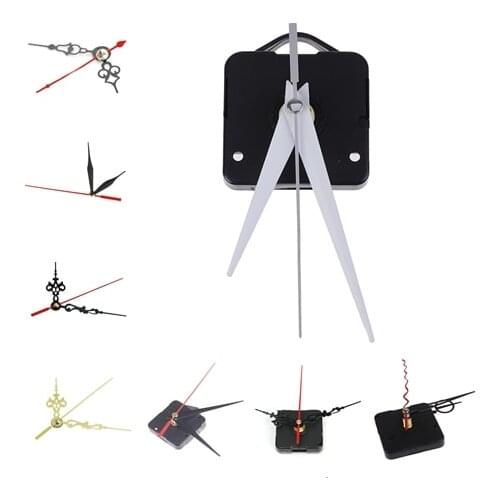 1 Set Silent Large Wall Clock Quartz Clock Movement Mechanism Hands Wall Repair Tool Parts Kit Set DIY