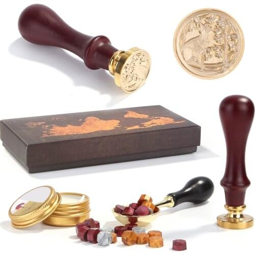 Sealing Wax Set 150pcs Octagon Wax Beads Stamp for DIY Scrapbooking Wedding Cards Decorative Stamp Craft Gift