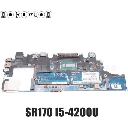 NOKOTION VAZ50 LA-9431P For Dell Latitude E7240 Laptop Motherboard CN-081ND9 081ND9 81ND9 SR170 I5-4200U CPU DDR3L