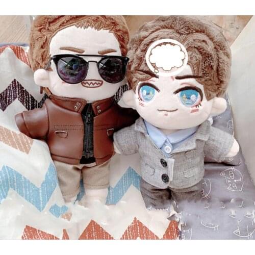 Limit Anime Plush 20cm Doll Toy Change Fur Clothes Outfit Suit Costume Cosplay Cute Collection Props