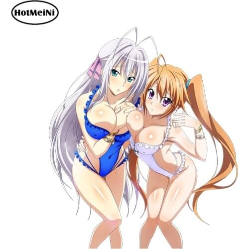 HotMeiNi Sexy Car Stickers High School DxD Rossweisse Shidou Irina Render Car Styling Vinyl Car Window Wiper Decal Accessories
