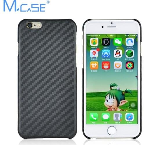 Deluxe 100% Real Genuine Carbon Fiber Matte Case Cover for iPhone 6S Anti-knock Shockproof Clear Hardest Case for iPhone 6 Plus