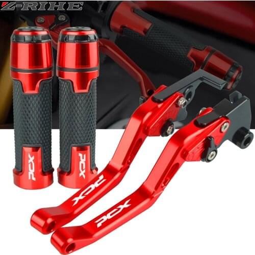 Motorcycle CNC Brake Clutch Levers Handlebar Knobs Handle Hand Grip For Honda PCX125 PCX150 PCX 125 150 2015 2016 2017 2018 2019