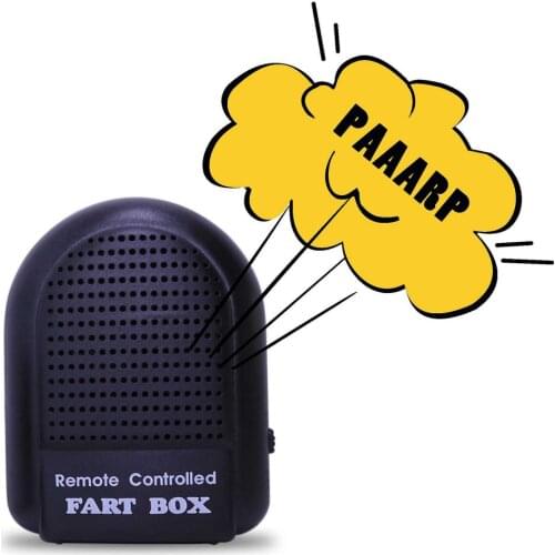 Funny Tricky Electronic Remote Fart Box Gift Series Control Woody Authentic-sounding Magnetic Fart Box