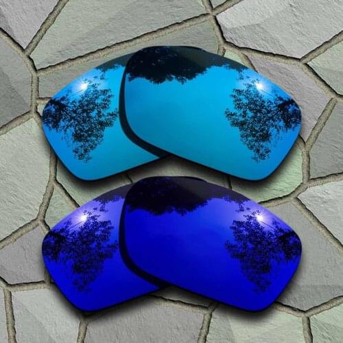 Sky Blue&Violet Blue Sunglasses Polarized Replacement Lenses for Oakley Fuel Cell
