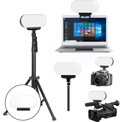 Led Video Light, Built-in Rechargeable Battery on Camera Light, Dimmable Color , USB Cable Video Lighting for Wedding Shooting