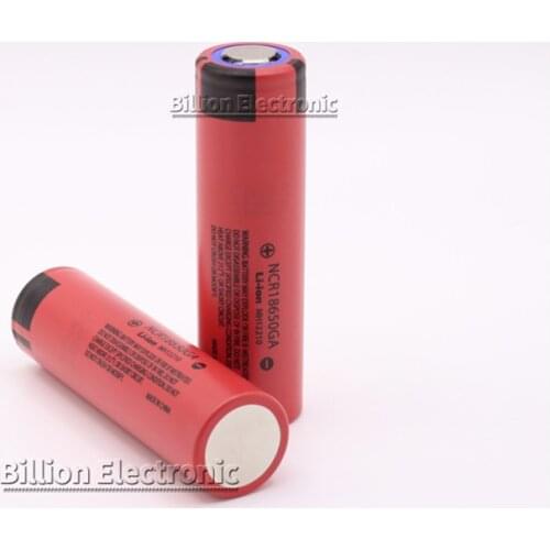 100% Authentic Guarantee NCR 18650 GA For Panasonic Rechargeable Lithium Battery 3.7V Deep Cycle 3300mAh 10A Discharge