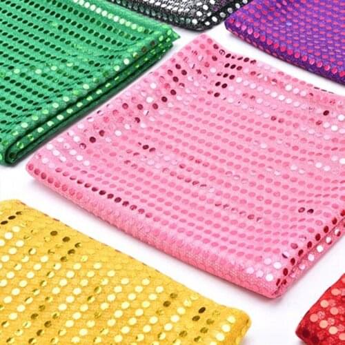 100CM * 90CM/Piece, 6mm Hot Chip Patch Fabric, Decorate the Stage Performance Pearl Sequins Fabric, DIY Handmade Materials