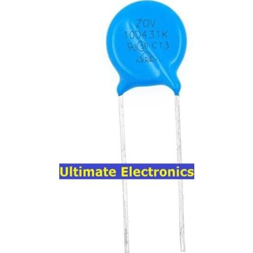 50pcs Varistors 10D431K 430V Metal voltage dependent resistor