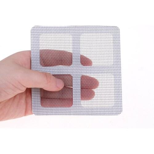 9Pcs/15pcs Adhesive Fix Net Window Home Anti Mosquito Fly Bug Insect Repair Screen Wall Patch Stickers Mesh Window Screen