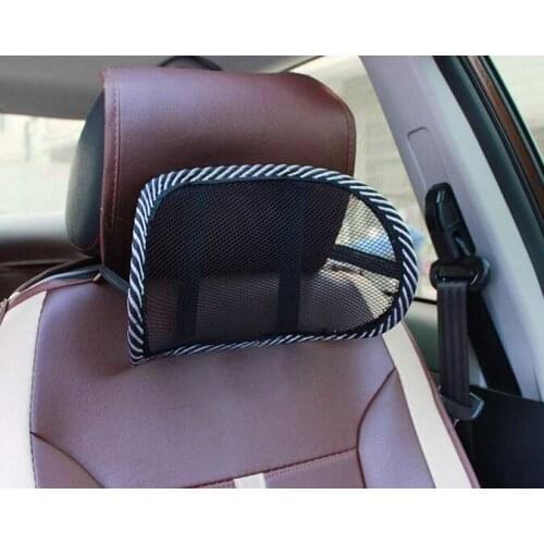 Car Net Headrest Pillow Car Head Neck Pillow Seat Back Support Cushion