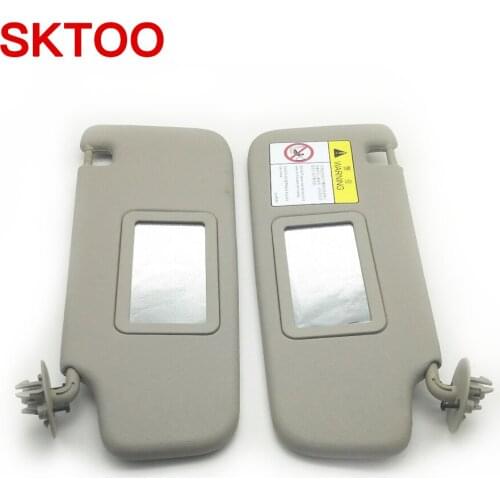SKTOO Auto accessories With a makeup mirror sun visor for Chevrolet Aveo Cruzez belt makeup mirror sun-shading