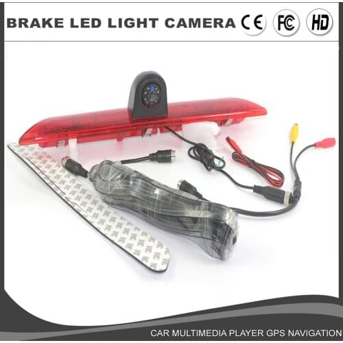 Car Brake LED Light Rear View Camera for For FORD TRANSIT Custom Reverse Backup Vehicle Parking Camera Airpin Plug Top Quality