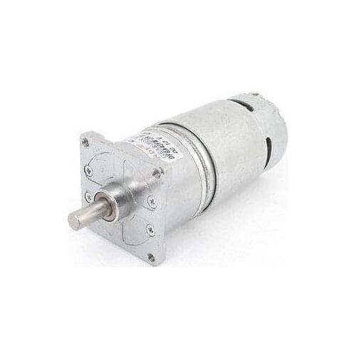 12VDC 200RPM 1.2A 15kg.cm Output Speed Cylinder Shaped Oven Geared Motor DFGA42FM-28.8