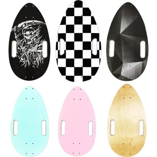 44x25cm Mini Skateboard Deck Longboard Urban Commuters Board Decks