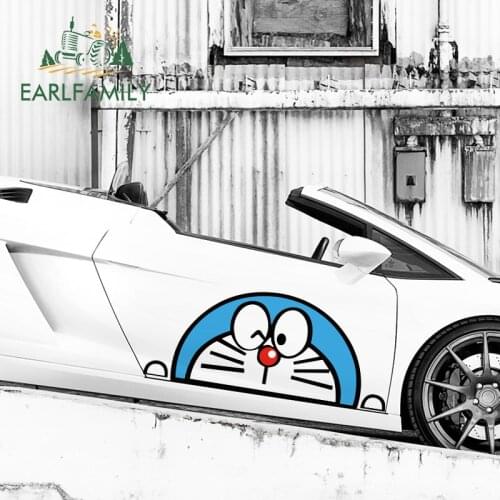 EARLFAMILY 43cm x 18.2cm Car Body Sticker FOR Taiga Aisaka Toradora Doraemon Astro Boy Decal Vinyl Cartoon Anime JDM Car Sticker
