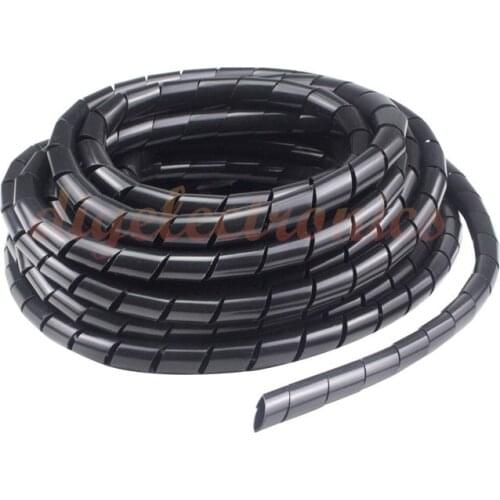 1M 4/6/8mm Cable Winder Spiral Wire Organizer Wrap Tube Sleeve for DIY Steering Gear DC Motor Servo Smart Robot Arm Car Chassis