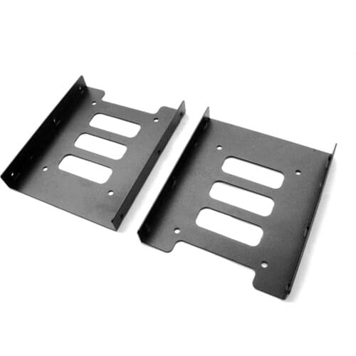 2.5 inch SSD HDD Mounting Adapter to 3.5inch Hard Drive Holder Bracket Dock Hard Drive Holder for PC Hard Drive Enclosure Holder