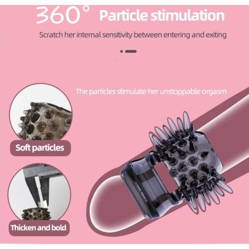Hedgehog Penis Ring Men 's Lock Sperm Ring Multi-Thorn Exotic Condom Sheep Eye Ring Multi-purpose Adult Sex Toys