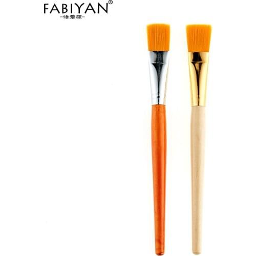 Soft Nail Art Brush Pen Cleaning UV Gel Glitter Drawing Painting Tips Powder Dust Remover Makeup Manicure Wooden Flat Head Tools