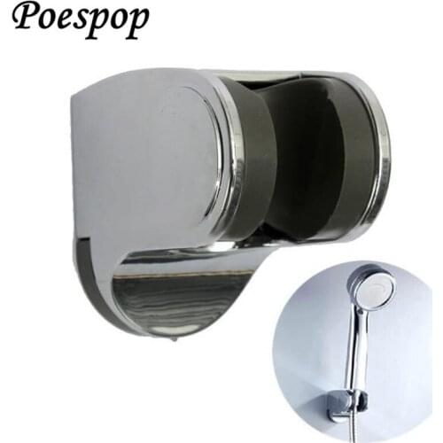 POSEPOP Chrome Plated ABS Wall Mounted Hand Shower Holder bracket Bathroom Accessories handheld shower holder bracket