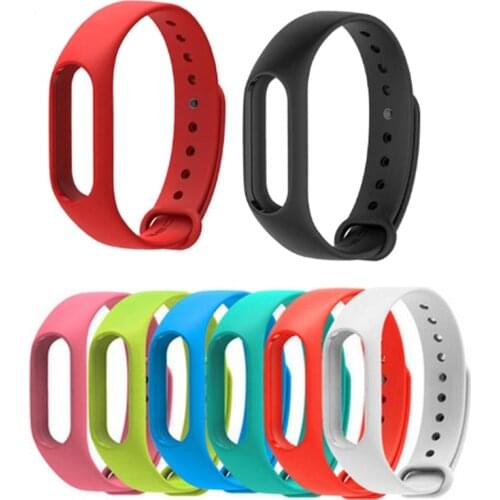 Mi band 2 strap Replacement Band smart Wristband strap for xiaomi mi band 2 Smart Bracelet with pure colors