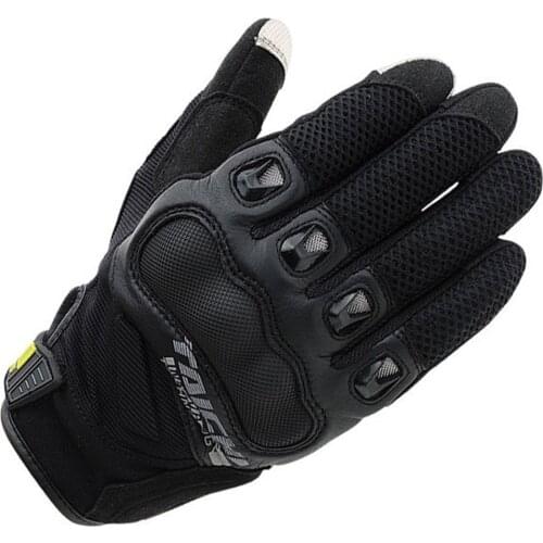 RST 412 Motorcycle MTB BMX Dirt Bike Offroad Motor guantes luvas Mesh Carbon Summer Short Leather Gloves