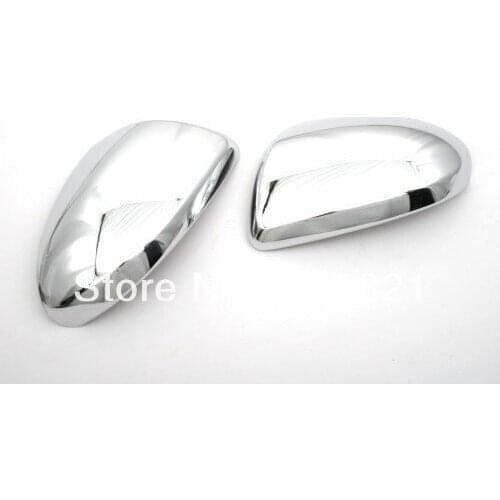 Car Styling Chrome Side Mirror Cover With Turn Signal Cutout For Mazda 3 / Axela 2009-2012