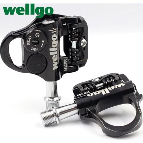Wellgo Bicycle Pedals HR300 CR-MO Spindle Almuminum Extruted 9/16" Sealed Bearing Bike Pedals Cycling Bicycle Parts
