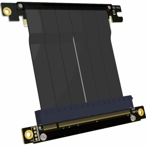 Graphics extension cable PCI-E x16 3.0 compatible with ITX A4 chassis pcie 16x full speed stable