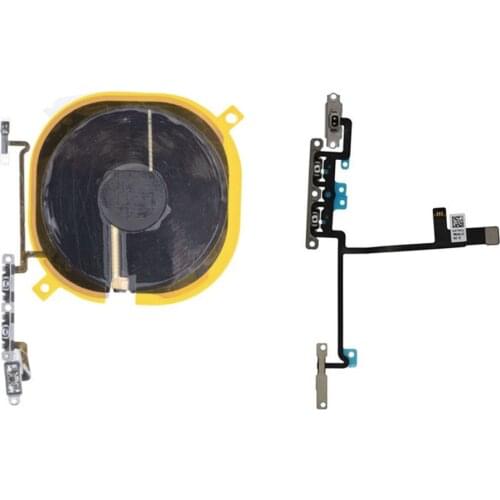 Replacement Parts Volume Control Mute Button Switch Connector Flex Cable With NFC Chip For iPhone X XS XsMax