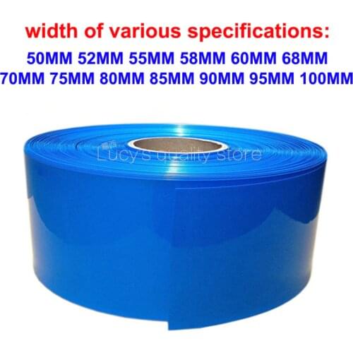1m 18650 Lithium Battery Pvc Heat Shrinkable Tube Various Polymer Film Skin