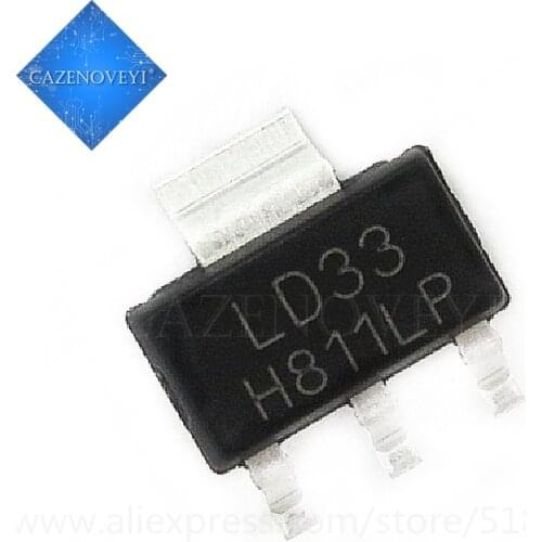 10pcs/lot LD1117S33TR LD1117 screen LD33 SOT-223 In Stock