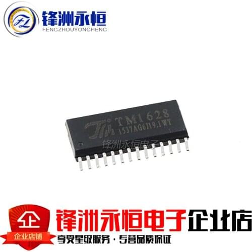 10pcs/lot TM1628 SM1628 HT1628 cooker SOP28 SMD p LED driver p new original