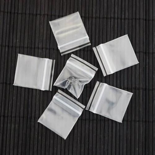 3x4cm 300pcs/Lot Small Clear With Black Line Self Sealing ZipLock Plastic Pill Packaging Bags Jewelry Packaging Pouches