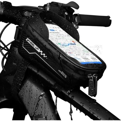 6.5in Rainproof Bicycle Bag Frame Front Top Tube Phone Case MTB Bike Cycling Bag Touchscreen Bag Reflective Accessories