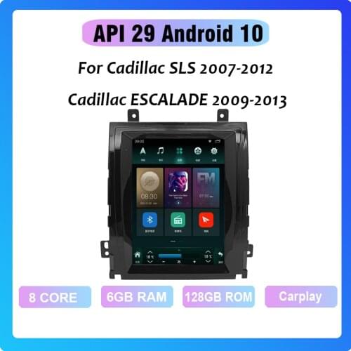Android 10.0 Octa Core 6GB+128GB For Cadillac SLS ESCALADE 2007-2012 Tesla Autoradio Car Multimedia Player