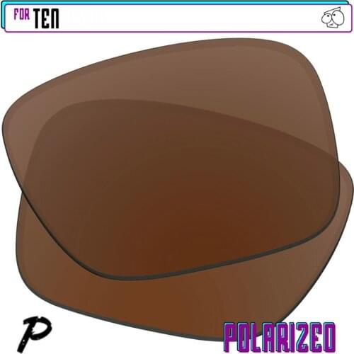 EZReplace Polarized Replacement Lenses for - Oakley Ten Sunglasses - Brown P