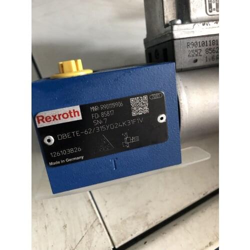 Rexroth Hydraulic proportional relief valve MNR: R901119906 DBETE-62/315YG24K31F1V DBETE-6X/315YG24K31F1V Made in Germany